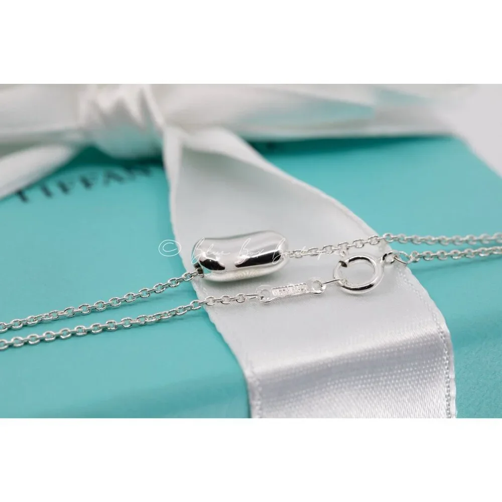 Tiffany & Co. Bean Necklace Elsa Peretti Vintage Medium Bean Design 11mm Pendant - Picture 5 of 9